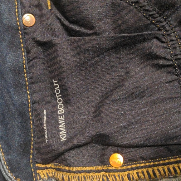 7 FAM Kimmie Bootcut Size 32 Jeans - Picture 8 of 14